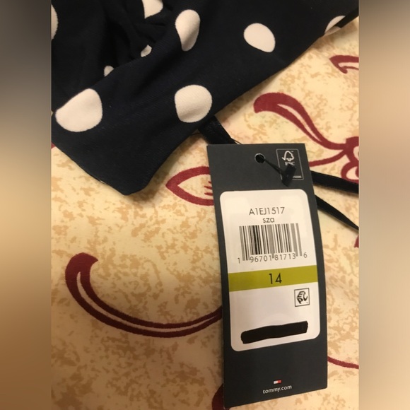 TOMMY HILFIGER Surplice Tiered Mini Dress - Picture 2 of 6